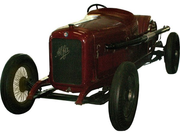 Der erste wirklich erfolgreiche Grand-Prix-Wagen von Alfa - gr&ouml;&szlig;eres Bild durch Anklicken!