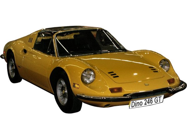 Kleiner Ferrari ohne Wappen - gr&ouml;&szlig;eres Bild durch Anklicken!