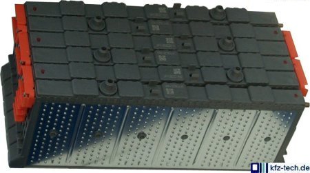 NiMH-Batterie des Toyota Prius II - gr&ouml;&szlig;eres Bild durch Anklicken!