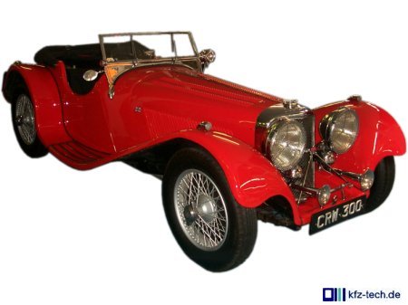 Sch&ouml;ner, alter englischer Roadster - gr&ouml;&szlig;eres Bild durch Anklicken!