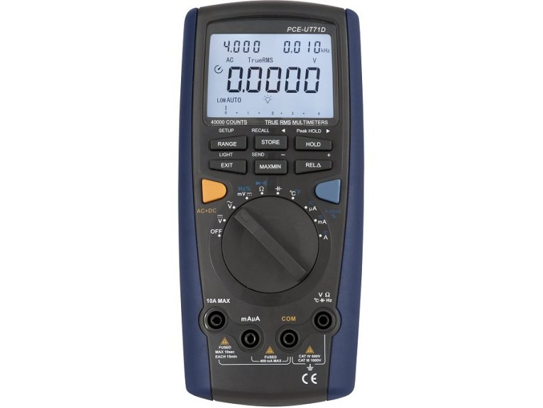 Multimeter f&uuml;r verschiedene Anwendungen - gr&ouml;&szlig;eres Bild durch Anklicken!