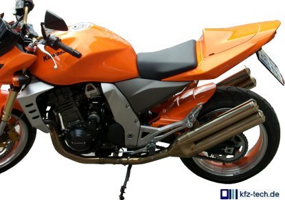 Kawasaki Schalld&auml;mpfer als Beispiel f&uuml;r Zweirad-Emissionsbelastung - gr&ouml;&szlig;eres Bild durch Anklicken!