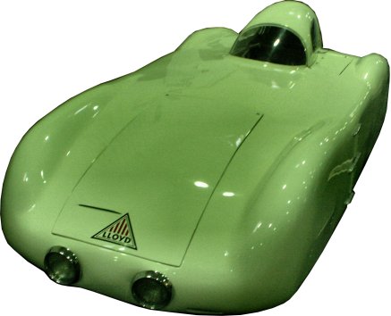 Auch vor leistungsschw&auml;cheren Autos schreckten aerodynamische Karosserien nicht zur&uuml;ck - gr&ouml;&szlig;eres Bild durch Anklicken!